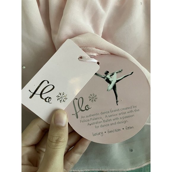 Flo Dancewear Kids Pink Tutu With Rhinestones New With Tags Size XS - Picture 4 of 6